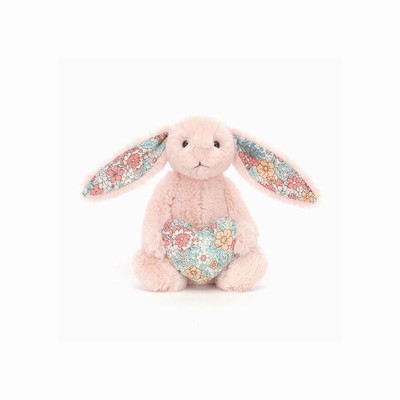 Jellycat Blossom Heart Bunnies New Zealand | YMPSJ2169